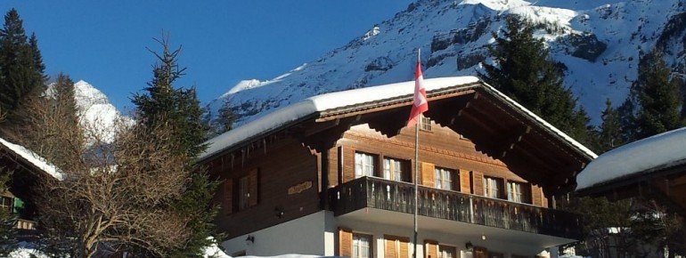 Chalet Bergblume im Winter
