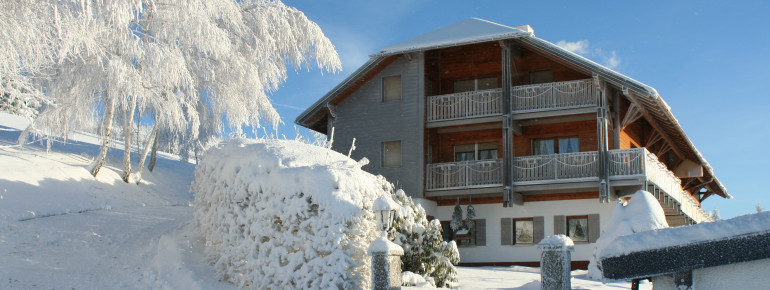 unser Berghaus im Winter