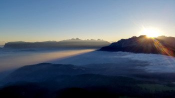 Sonnenaufgang am Weißhorn