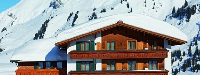 Bergland Appartement im Winter