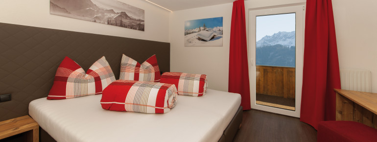 Schlafzimmer 1 Apartment "Bergblick"