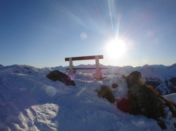 Traumhafte Aussicht auf die Gasteiner Berggipfel von der Schlossalm aus
