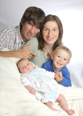 Rosa Maria und Werner Schuster mit Kinder