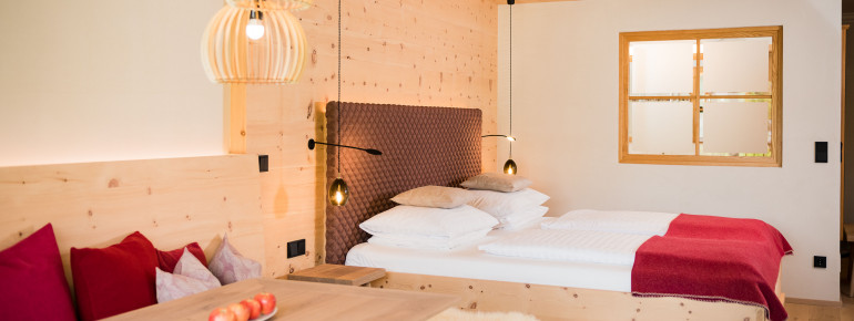 Neue Zirbensuite Abendort