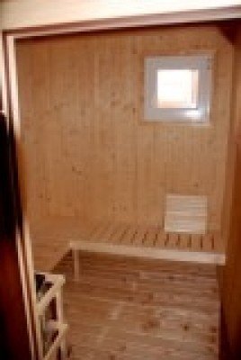 Die Sauna!