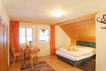 Schlafzimmer in den Hütten