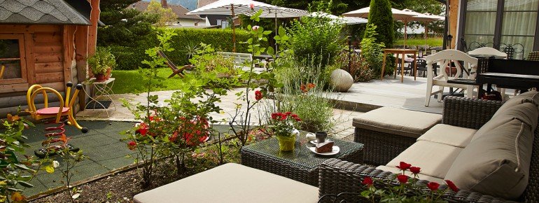 auf der Terrasse