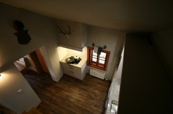 Gemuetlich und Gut ausgestattete Kueche im OG