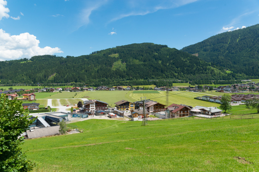 Die traumhafte Lage der DIE BERGQUELLE in Flachau