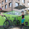 Bike Waschplatz vor dem Hotel