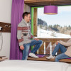 Panoramafenster mit Sitzbank