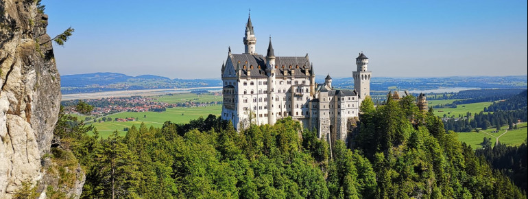 Schloss Neuschwanstein bei Füssen im Allgäu