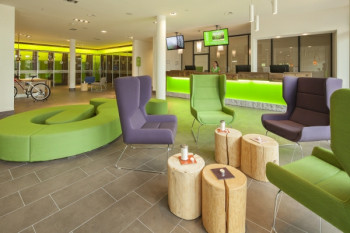 Rezeptionsbereich in der Lounge