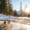 Außenpool im Winter