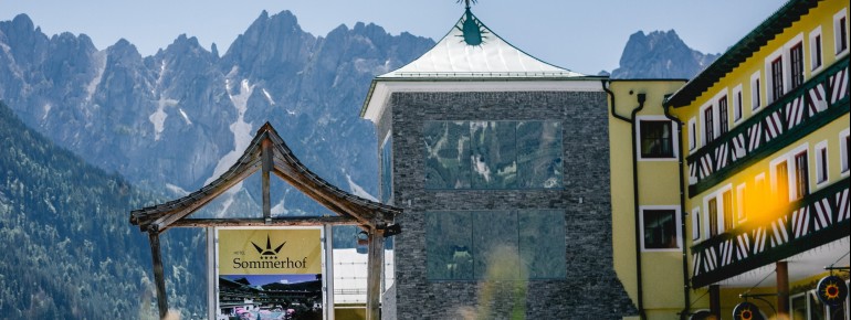 Hotel Sommerhof mit Gosaukamm
