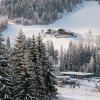 Blick vom Hof auf den Schilift!