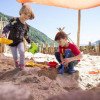 Sandspielplatz am Hotel