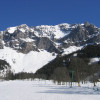 Blick zum Schilift