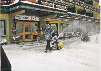 Hotel im Schnee