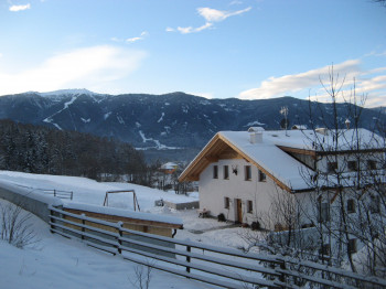 Unser Skiberg Kronplatz im Hintergurnd
