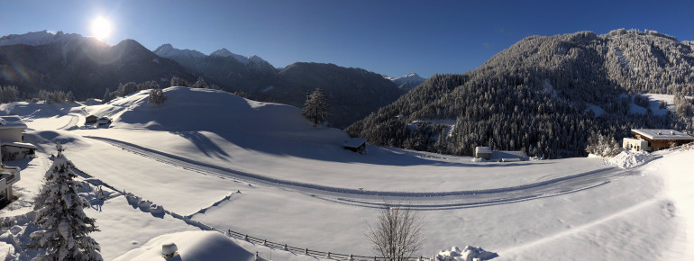 Aussicht auf die Bergwelt