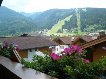 Ausblick vom Balkon aus