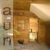 Sauna mit Regendusche