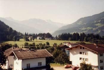 Blick vom Balkon
