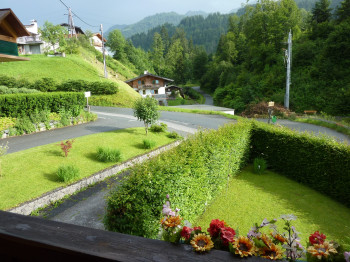 Blick vom Balkon