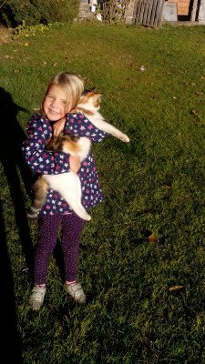 Anna mit Katze Minka