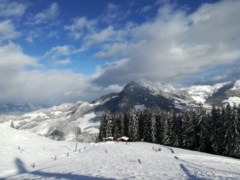 Schi Fahren am Reither Kogel