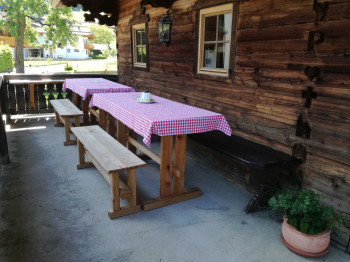 Terrasse am Eingangsbereich