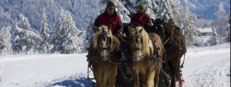 Pferdekutschenfahrt am Weissensee