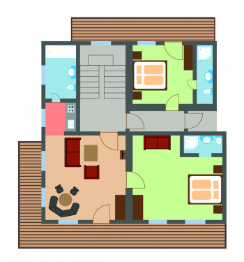 Grundriss Wohnung 2