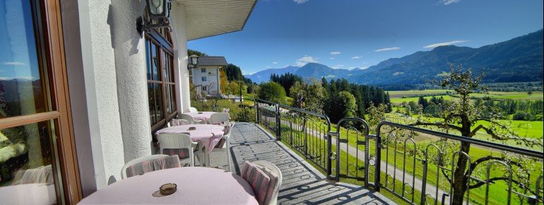 Ausblick von der Terrasse