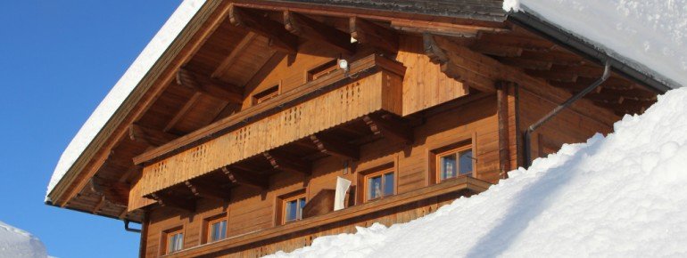 Hausansicht Winter