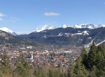 Blick auf Garmisch