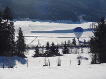 Winterblick vom Balkon