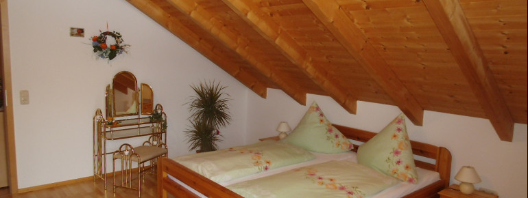 eines der beiden Schlafzimmer Großer Rachel