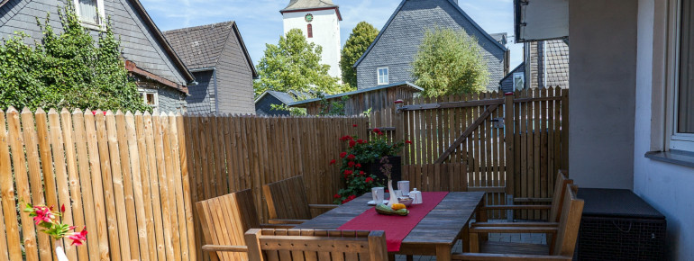 Wohnung Butzes Terrasse