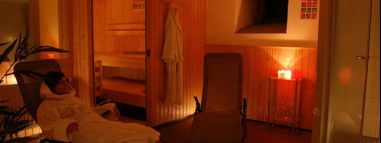 Sauna im Haus (Aufpreis)
