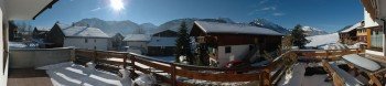 Terrasse Komfortferienwohnung Geißhornblick 180° Panorama
