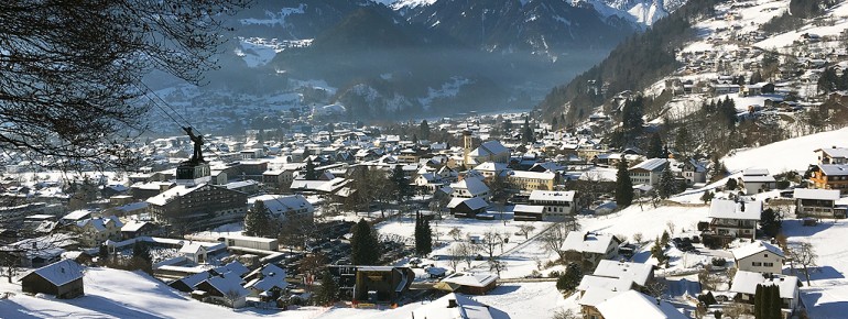 70m von der Talstation der Hochjochbahn - Silvretta Montafon