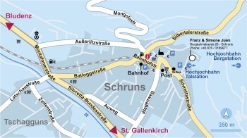 Lageplan - Franz & Simone Juen, Schruns