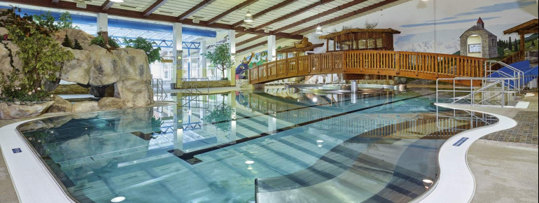 Freizeit Arena Sölden - Schwimmbad und Sauna ist im Zimmer / Appartement Preis inkludiert