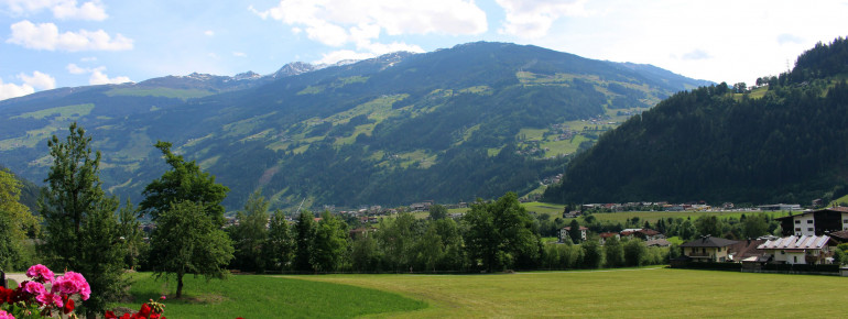 Aussicht vom Balkon
