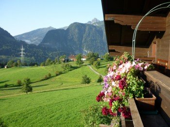 Ausblick vom Balkon Richtung Süden