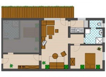 Grundriss Ferienwohnung 1.OG