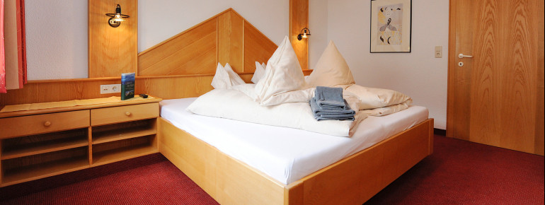 Apart Zimalis in Galtür Tirol bei Ischgl-Paznaun, Schlafzimmerbeispiel