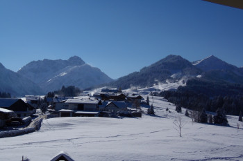 Blick vom Balkon
